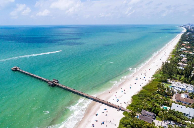 Florida Naples Beach Deck Walk 