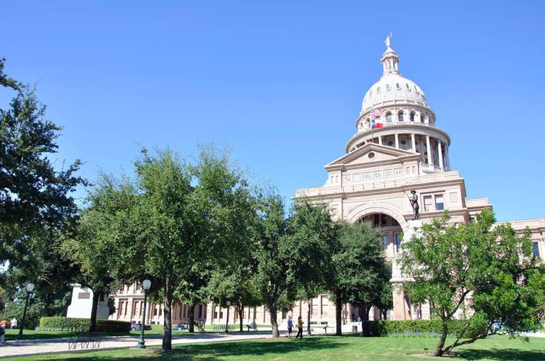 The Texas Capitol Building in Austin Texas