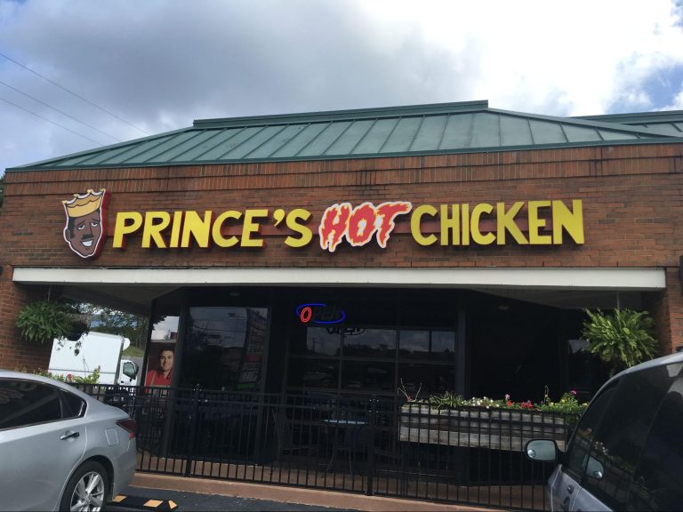 Ultimate Crispy Chicken Sandwich Creator Prince's Hot Chicken Shack in Nashville, Tennessee