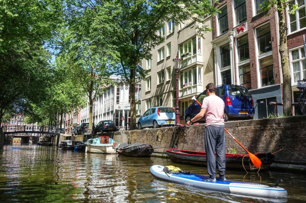 Stand Up Paddle Board through the Canals